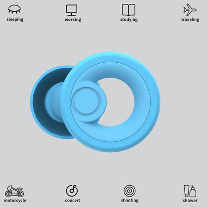 Jayine Ear Plugs for Noise Cancelling Ear Protection EarPlugs for Sleep,Concerts,Work,Study,8 Size Eartips with Small Box,Perfect -30dB Silicone Earplugs for Noise Reduction