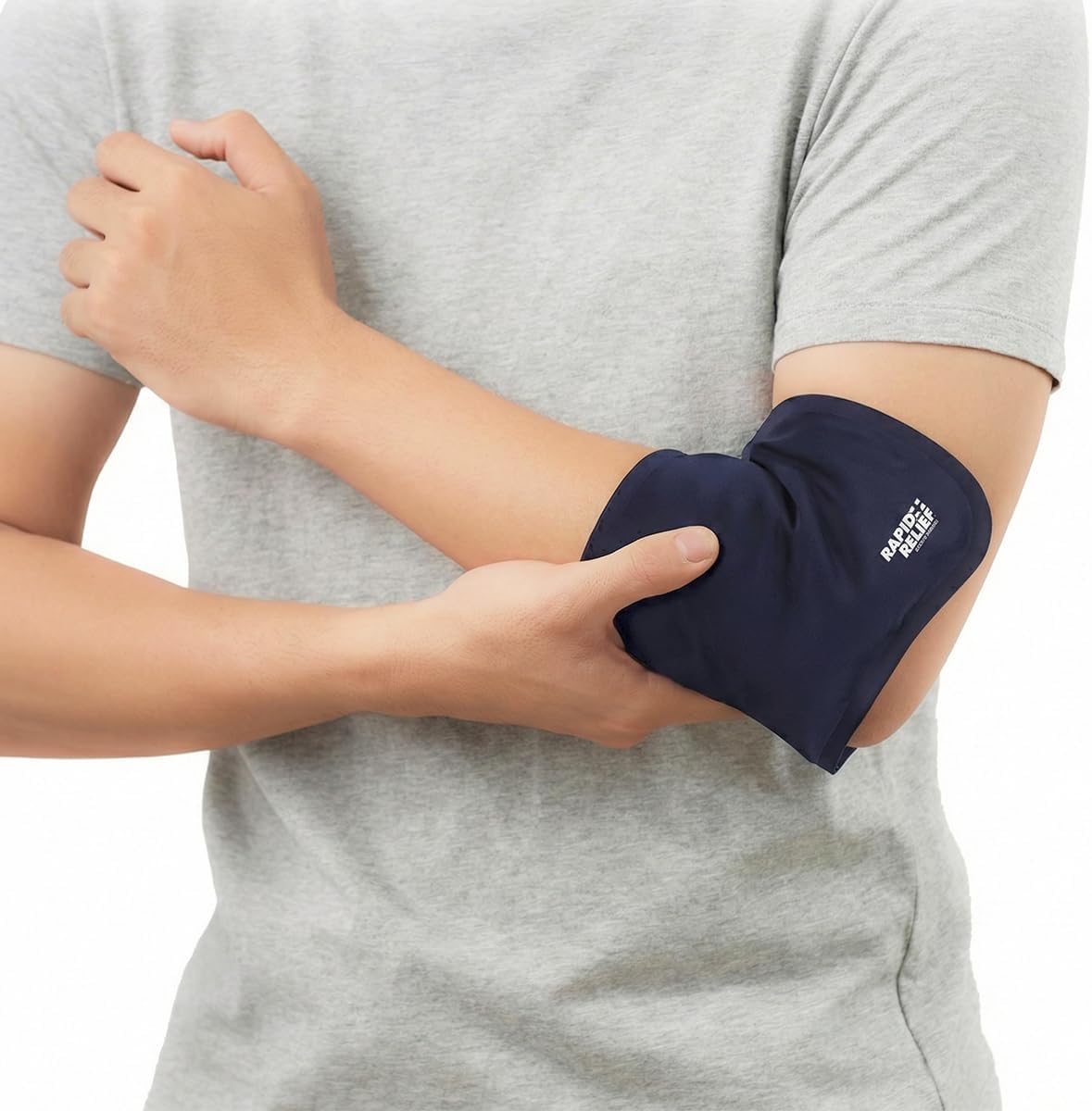 Rapid Relief Hot or Cold Gel Compress, 5x11 Ice Pack for Pain Relief Injury
