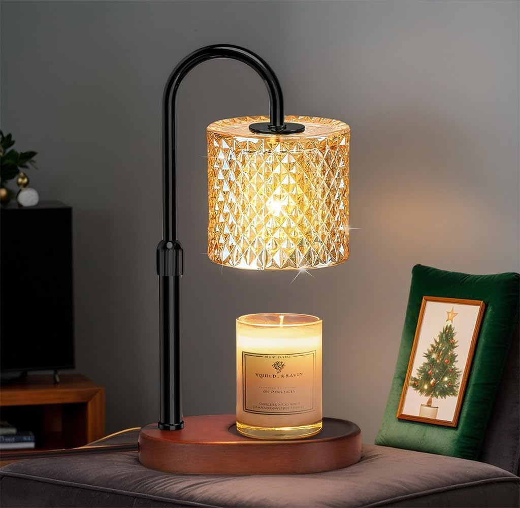 Candle Warmer Lamp with Timer Dimmer Adjustable Height for New Home Decor, Birthday Gifts for Women,Candle Warmer for Women Mom Christmas Mother's Day Gfit