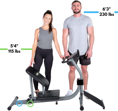 Nitrofit Limber Pro Stretch Machine with Patented Adjustable Sliding Seat and Heavy, Stable Frame, Premium Full‑Body Stretch Trainer for Back, Hamstrings, Hips & Calves, Flexibility, Mobility & Rehab