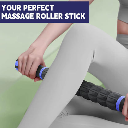 Massage Roller Stick,Muscle Roller Stick for Athletes,Liposuction Massage Roller for Lymphatic Drainage, for Relief Muscle Soreness, Trigger Points, Help Runner Legs, Back Recovery