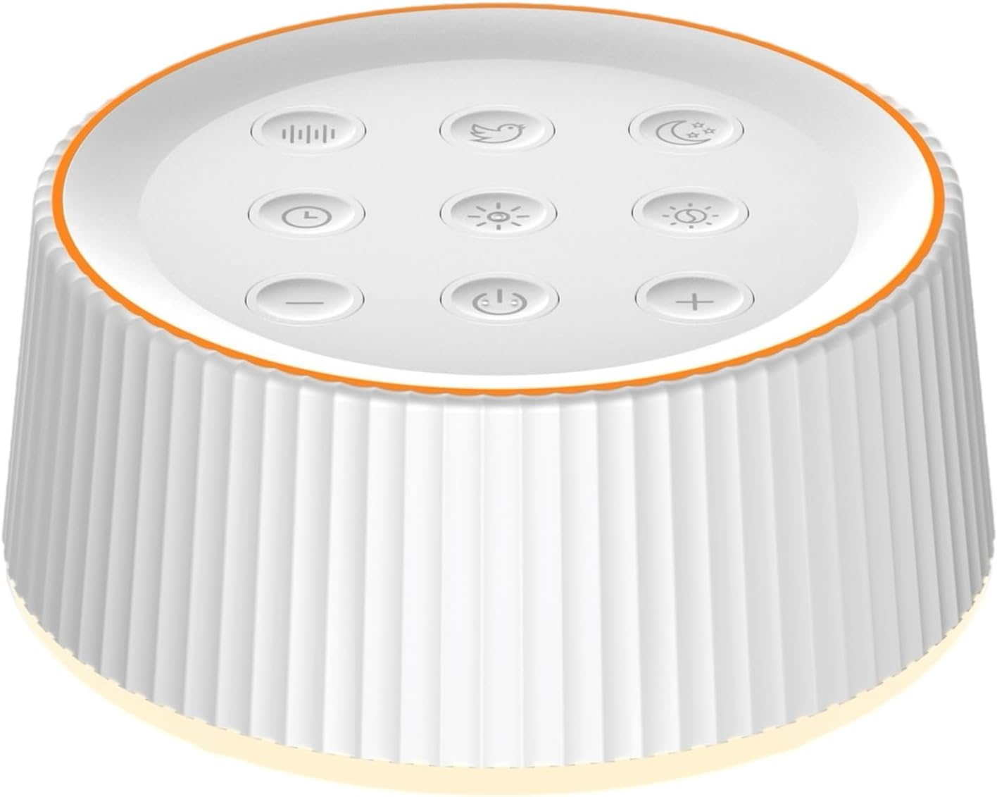 Noise Machine, White Noise Sound Machine for Baby & Adults, 26 Soothing Sounds, 8 Night Light Colors, Tap Control, 6 Timer Settings, Auto-Off & Memory, 4-7-8 Breathing, Sleep Soother for Home