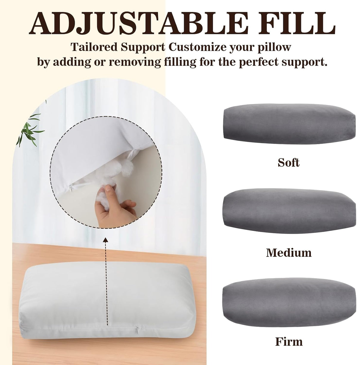 Recliner Headrest Pillow, Adjustable Comfort Neck & Head Support Pillow