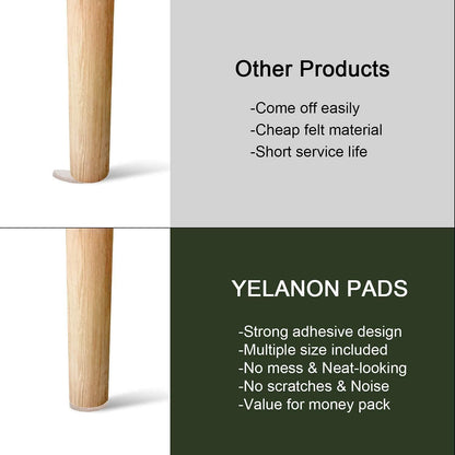 Felt Furniture Pads -182 Pcs Premium Felt Pads for Chair Legs Furniture, Floor Protectors for Hardwood Floors, Black