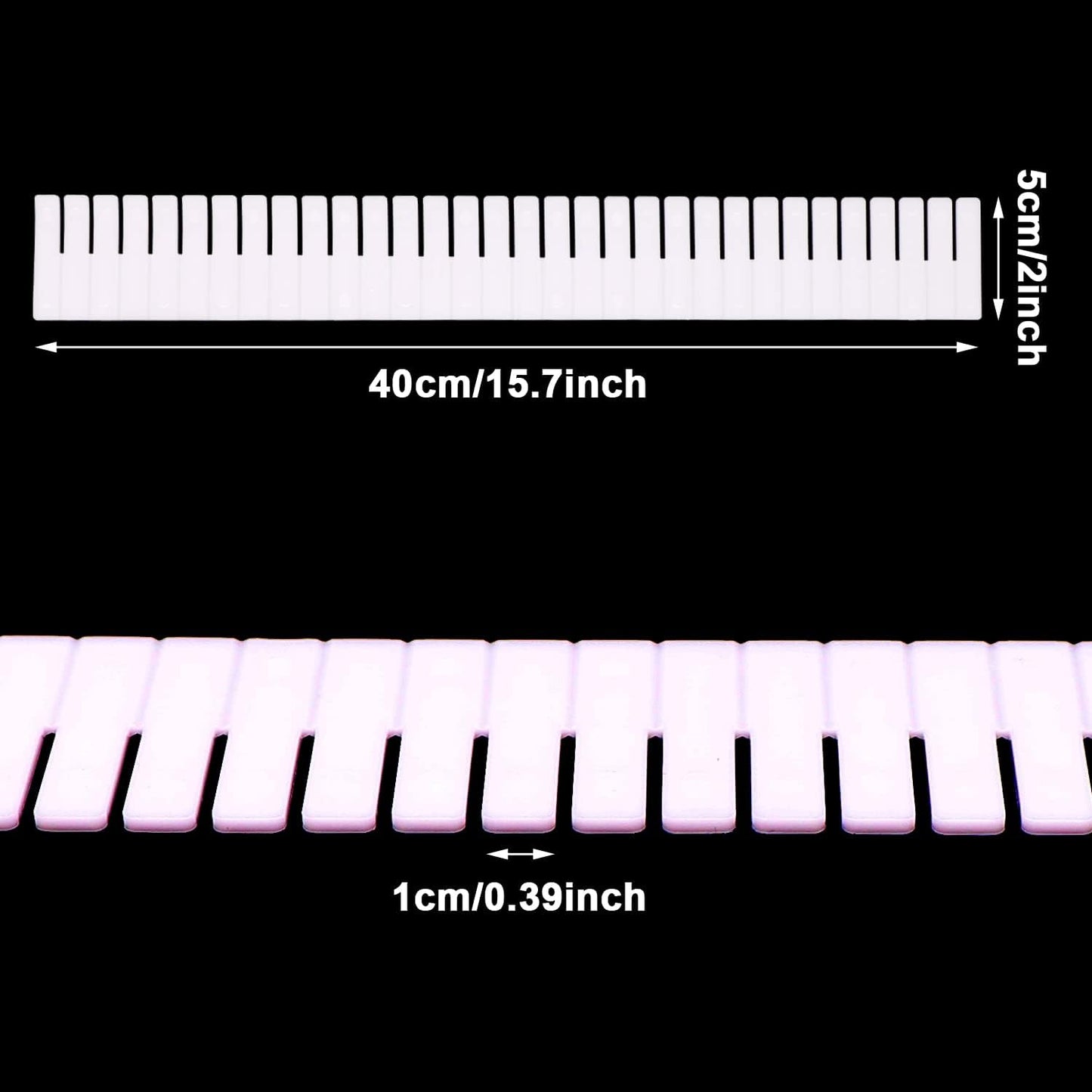 12Pcs Adjustable Drawer Dividers 0.1Inch Thickness DIY Grid Dividers 40x5cm Plastic Organizer Separator for Socks Underwear Makeup Cosmetic Clothes