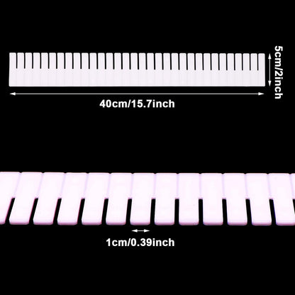 12Pcs Adjustable Drawer Dividers 0.1Inch Thickness DIY Grid Dividers 40x5cm Plastic Organizer Separator for Socks Underwear Makeup Cosmetic Clothes