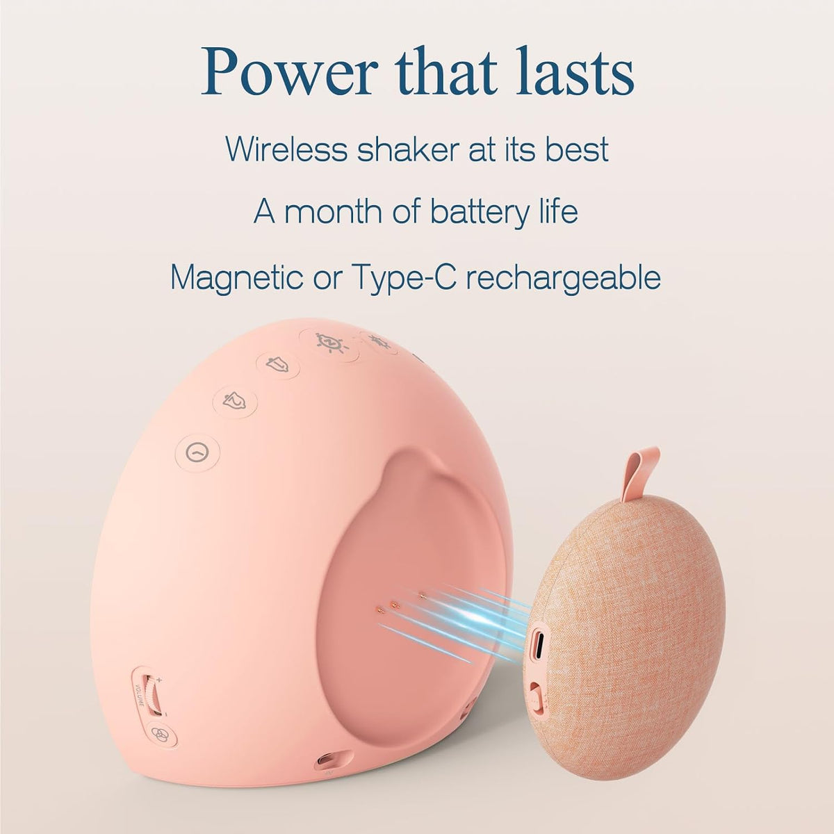 ANJANK Extra Loud Alarm Clock with Wireless Bed Shaker, Vibrating Dual Alarm with Light Wake Up for Heavy Sleepers & Hearing Impaired, 9-Color Night Light, 8 Sounds, 0-100% Dimmer, USB Charger