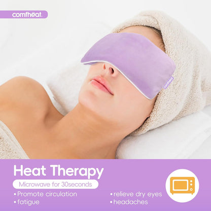 Lavender Weighted Eye Pillow for Yoga Relaxation FSA Eligible HSA