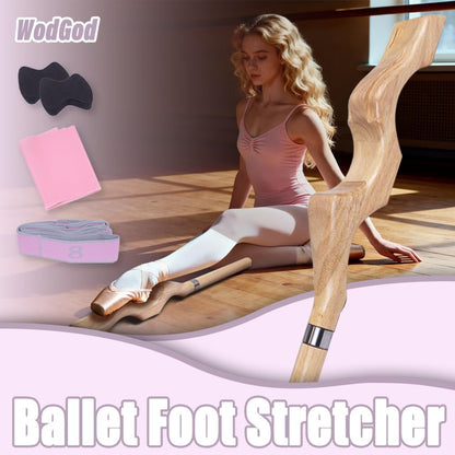 WodGod Ballet Foot Stretcher – Detachable Foot Stretcher and Foot Arch Trainer for Dancers, Gymnasts & Athletes – Portable Foot Strengthener for Flexibility, Balance & Stronger Arches