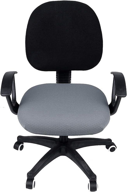 Smiry Office Computer Chair Armrest Covers, 2PCs Anti-dust Arm Rest Pad | Removable Washable Desk Chair Arm Pad Covers, Grey