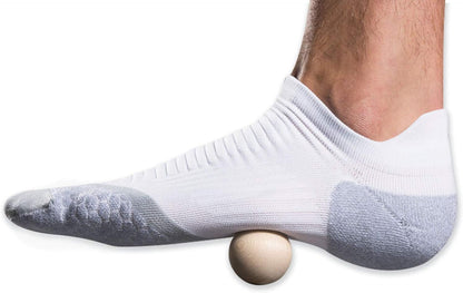 Pro-Tec Athletics Plantar Fasciitis Massage Balls, Hard Wood Maple, Arch, Forefoot and Heel Massage for Foot Flexibility and Recovery