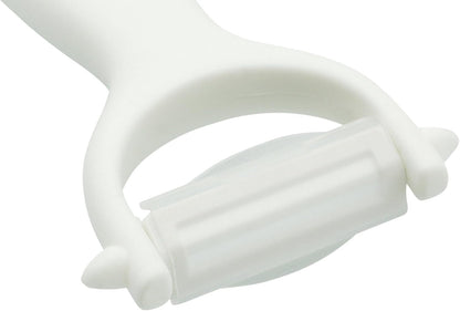 Ceramic Y Peeler - Great for Vegetables, Fruit, and Potatoes, Blade Protector Included, Dishwasher Safe | by Lynn & Riley