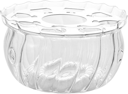 SHOWERORO Teapot Warmer Base for Tea Light Glass Candle Holder for Teapots and Wax Melts Efficient Maintenance for Enjoyable Tea