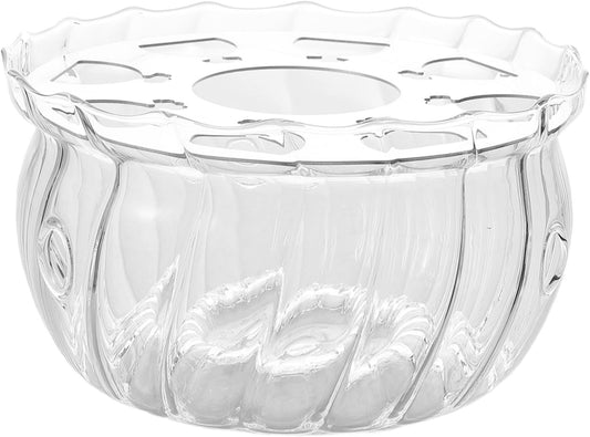 SHOWERORO Teapot Warmer Base for Tea Light Glass Candle Holder for Teapots and Wax Melts Efficient Maintenance for Enjoyable Tea