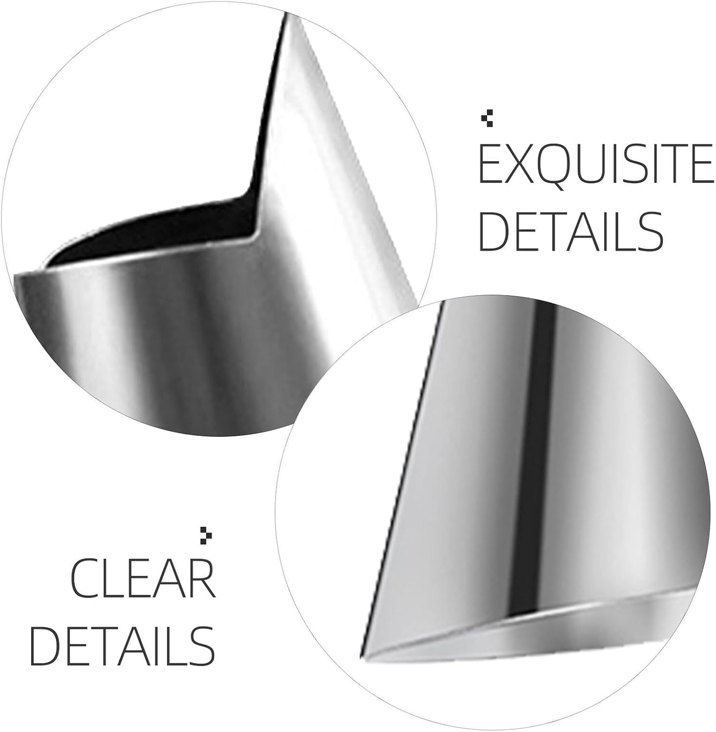 Unomor Nail Guard Set 20pcs Stainless Steel Thumb Guard Peelers Finger Guard for Dicing Kitchen Tools