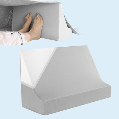 Blanket Lifter for Feet – Bed Sheet Raiser, Post-Surgery Foot Elevation Pillow with Removable Washable Cover – Leg, Knee & Ankle Pain Relief for Arthritis, Neuropathy & Recovery (White)