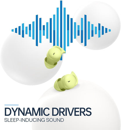 Invisible Sleep Headphones,Sleep Earbuds for Side Sleepers,Comfortable Noise Blocking Sleep Ear Buds,Bluetooth 5.3 Wireless Earbuds, in-Ear Ear Buds for Sleeping,Driving,Cycling - Black