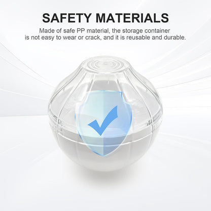 Onion Keeper, Onion Storage Containers, Garlic Shaped Food Saver, Fruit & Vegetable Storage Holder, Sealing Box for Refrigerators