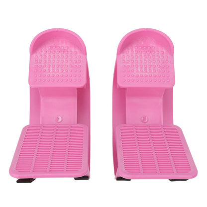 2pcs Calf Stretcher Slant Board, Anti Slip Foot Rocker Ankle Exerciser Leg Muscle Stretching Equipment for Achilles Tendinitis, Plantar Fasciitis Pain Relief and Tight Calves(Pink)