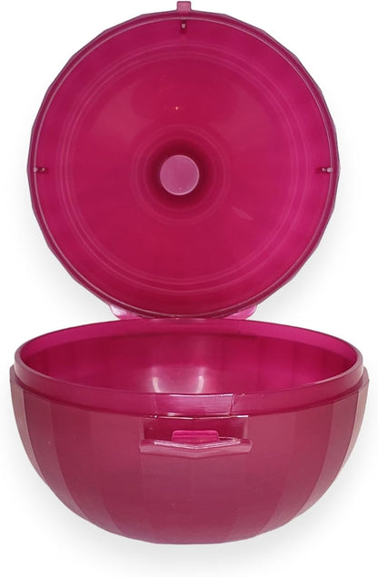 Tupperware Onion Keeper Container Red Purple