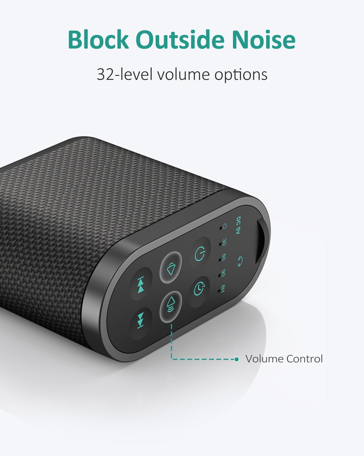 Portable Travel Sound Machine White Noise Machine for Sleeping : Super Long-Lasting & Rechargeable Battery, Headphone Jack, 21 Sounds, Noise Canceling for Office Privacy, Home, Adults, Baby, Gift
