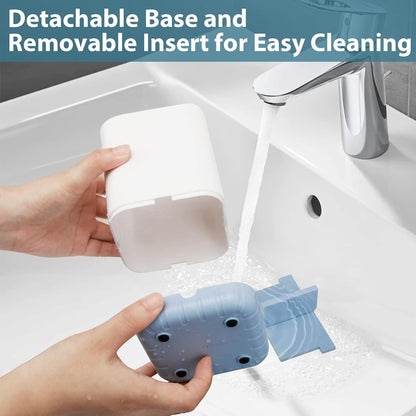 Boperzi Toothbrush Holders, Kids Toothbrush Holder with Drainage, Detachable Anti-Slip Electric Toothbrush Holder, Toothpaste Organizer Storage Caddy for Bathroom Countertop, Shower, Kitchen, Vanity