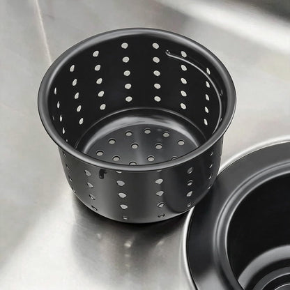 GZILA Kitchen Sink Drain Basket Only, 3-inch Basket for Kitchen Sink Strainer Replacement, Deep Cup Strainers with Handle, SUS 304 Stainless Steel
