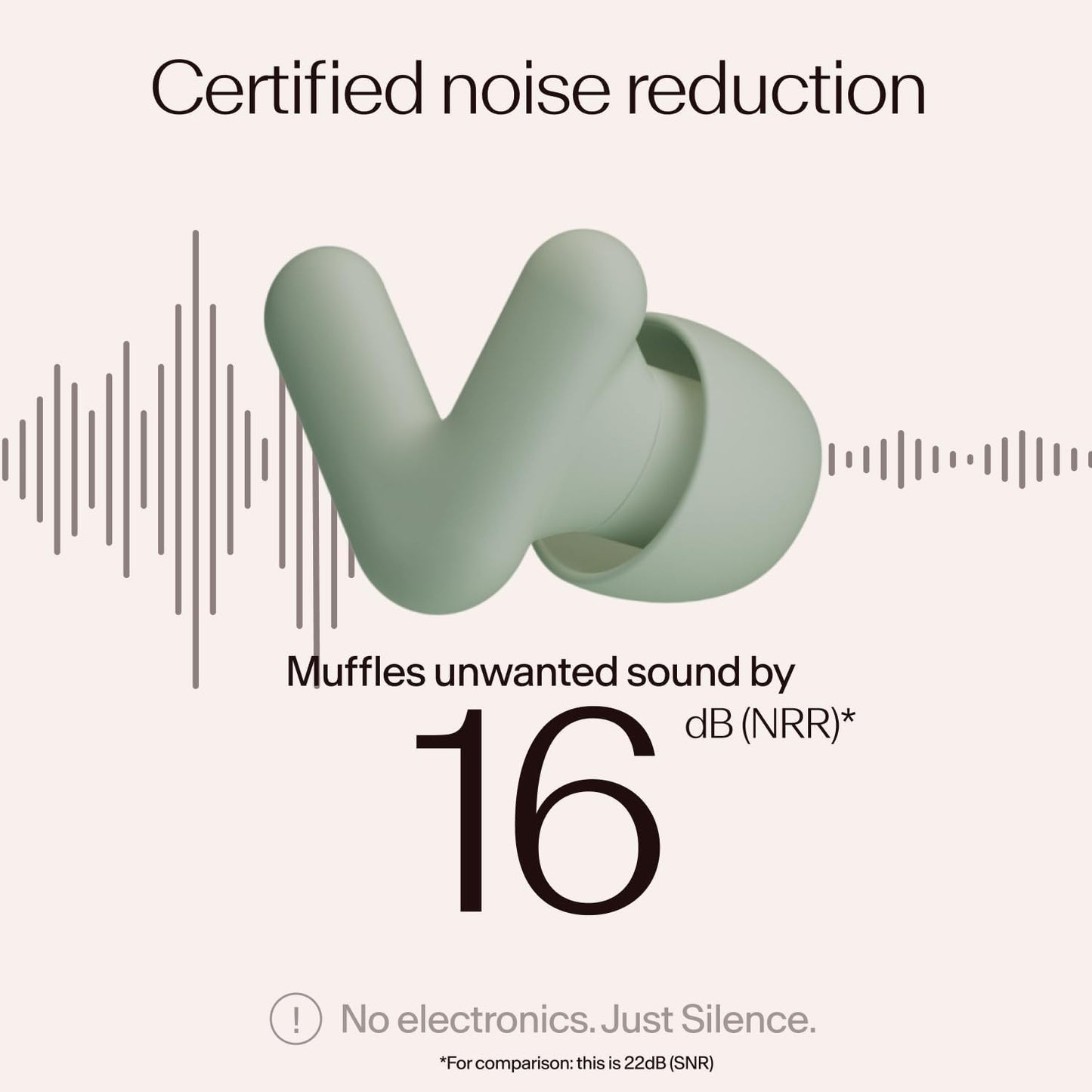 Alpine Silence Earplugs for Sleep, Focus & Travel - V-Shape Snug Fit & Soft Oval Tips – 4 Sizes XS/S/M/L - Comfortable, Reusable Hearing Protection - up to 22dB – Black