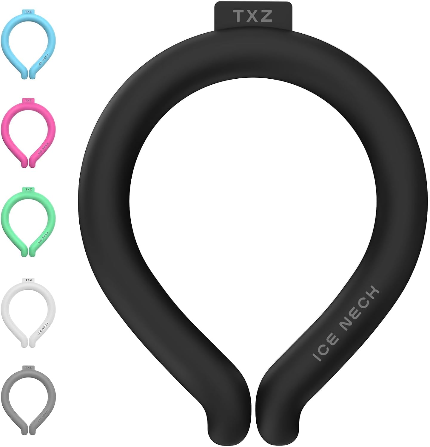 Cooling Neck Wrap for Summer Heat Relief, Wearable Ice Neck Cooling Tube with Quick Freeze Gel, Reusable Hands-Free Cold Band Lasts Up to 5 Hours for Outdoor, Yardwork, Workouts