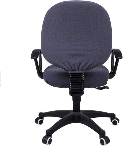 Smiry Office Computer Chair Armrest Covers, 2PCs Anti-dust Arm Rest Pad | Removable Washable Desk Chair Arm Pad Covers, Grey