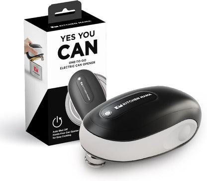 Kitchen Mama One-To-Go Electric Can Opener, Yellow