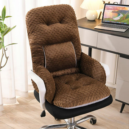 Office Chair Cushions with Armrest，Non-Slip Rocking Chair Pad with High Back Support for Dining Dorm Floor Car Office Patio