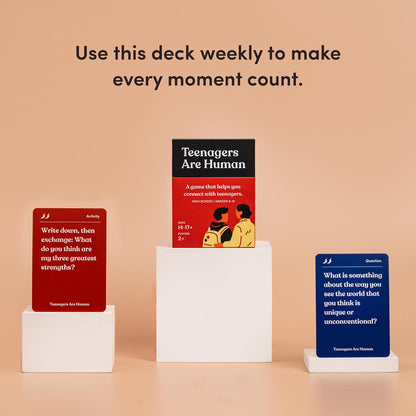Friends are Human Conversation Cards for Friendship and Bonding, 140 Cards