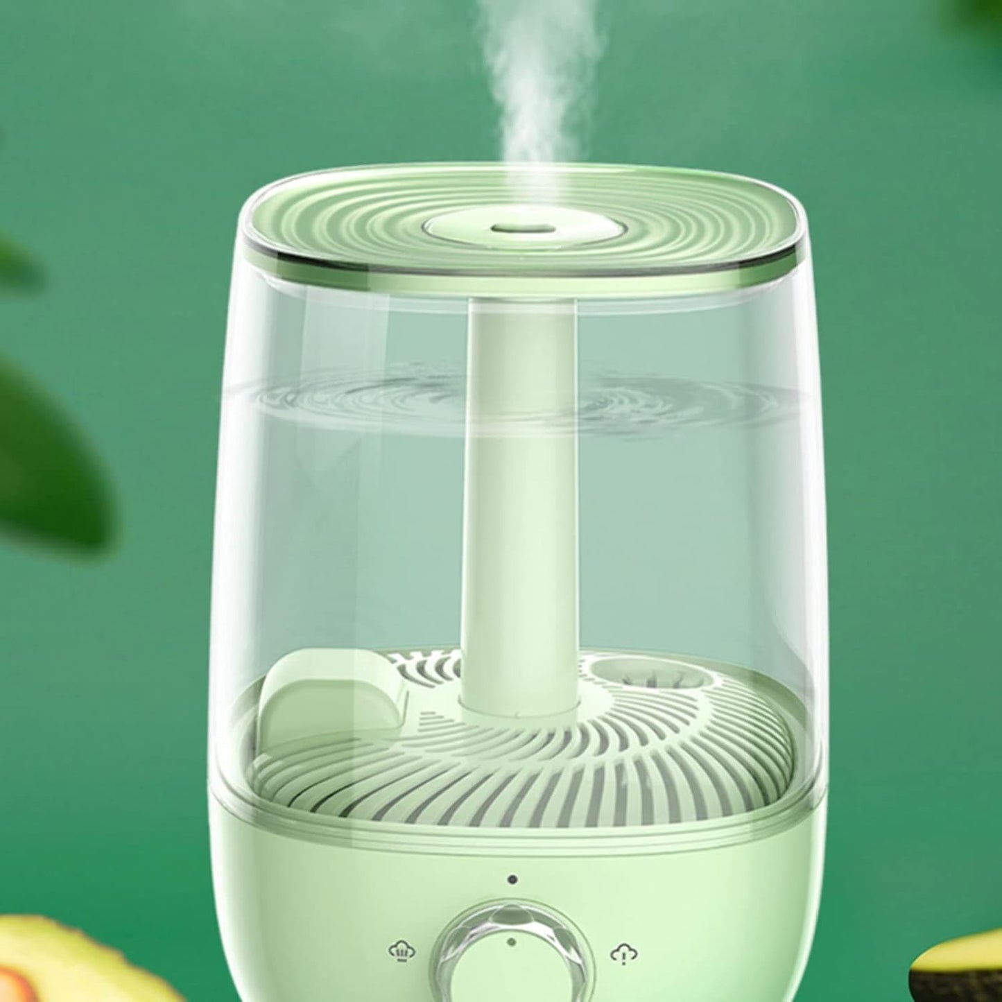 Humidifiers for Bedroom Humidifier, Fill Warm and Cool Mist Humidifiers for Bedroom, Auto & Sleep Mode, Auto Shut-Off Humidifier for Home
