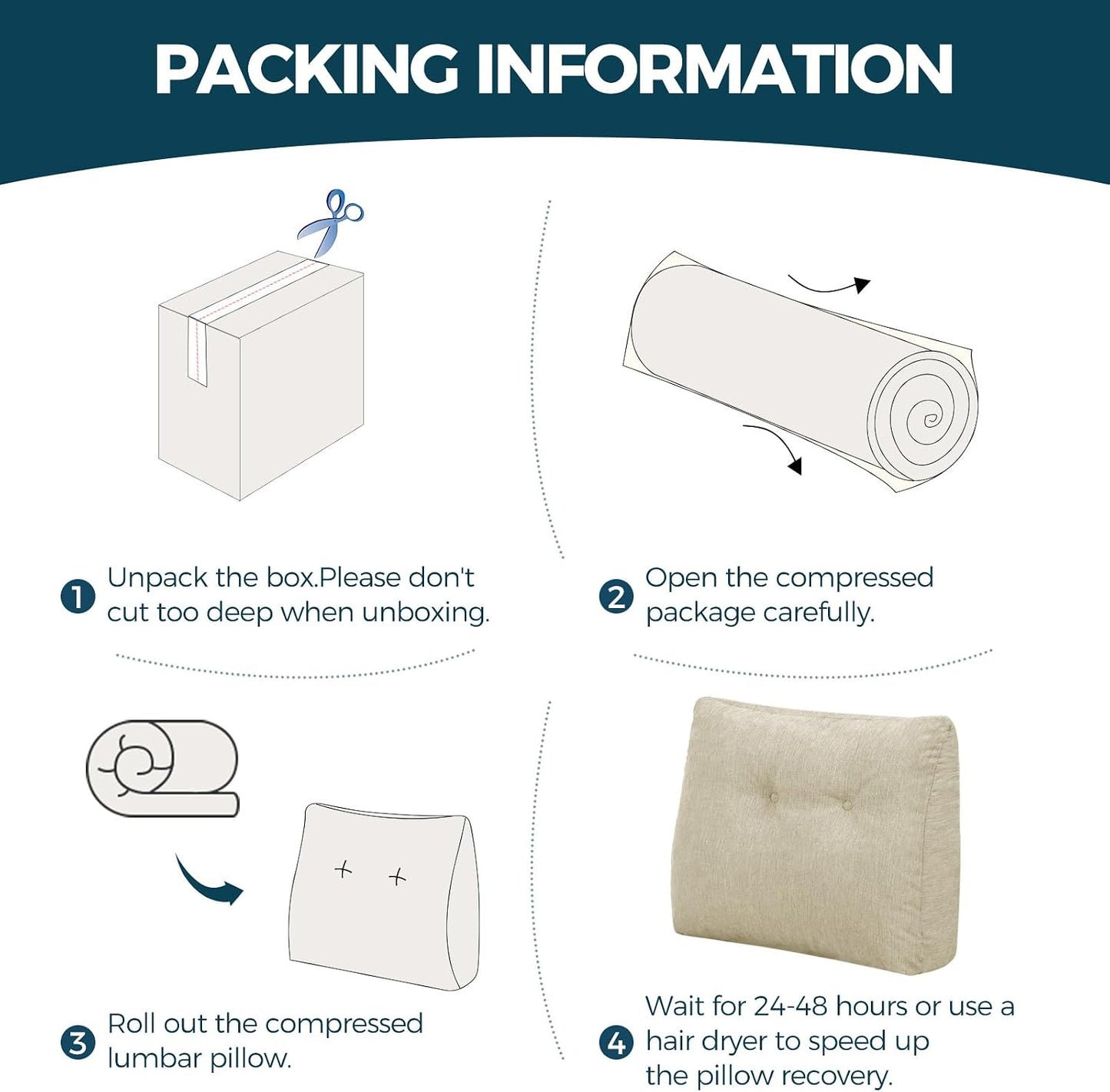 Back Support Pillow for Recliner Soft Dual Layer Lumbar Support Pillow with Shredded Memory Foam Ergonomic Orthopedic Couch Lumbar Cushions for Elderly Lower Back Pain Relief Brown
