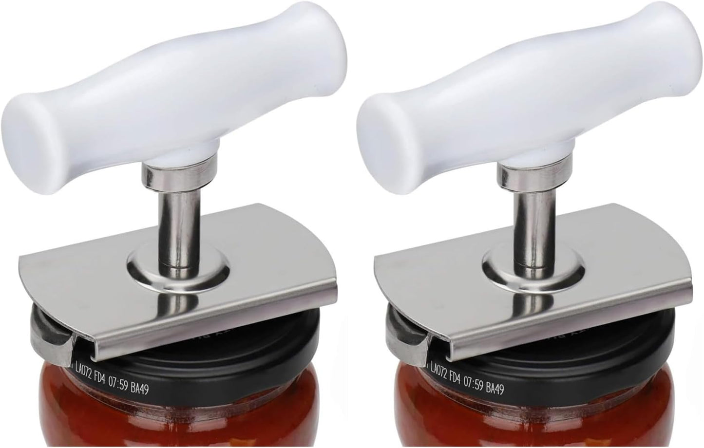 Kichwit Jar Opener for Arthritis, Stainless Steel | Jar Lid Opener for Small and Medium Jar Lids