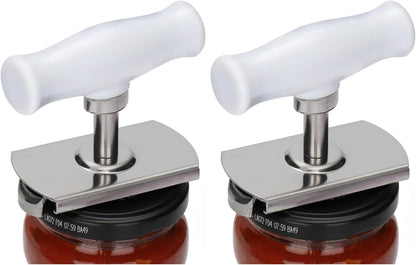 Kichwit Jar Opener for Arthritis, Stainless Steel | Jar Lid Opener for Small and Medium Jar Lids