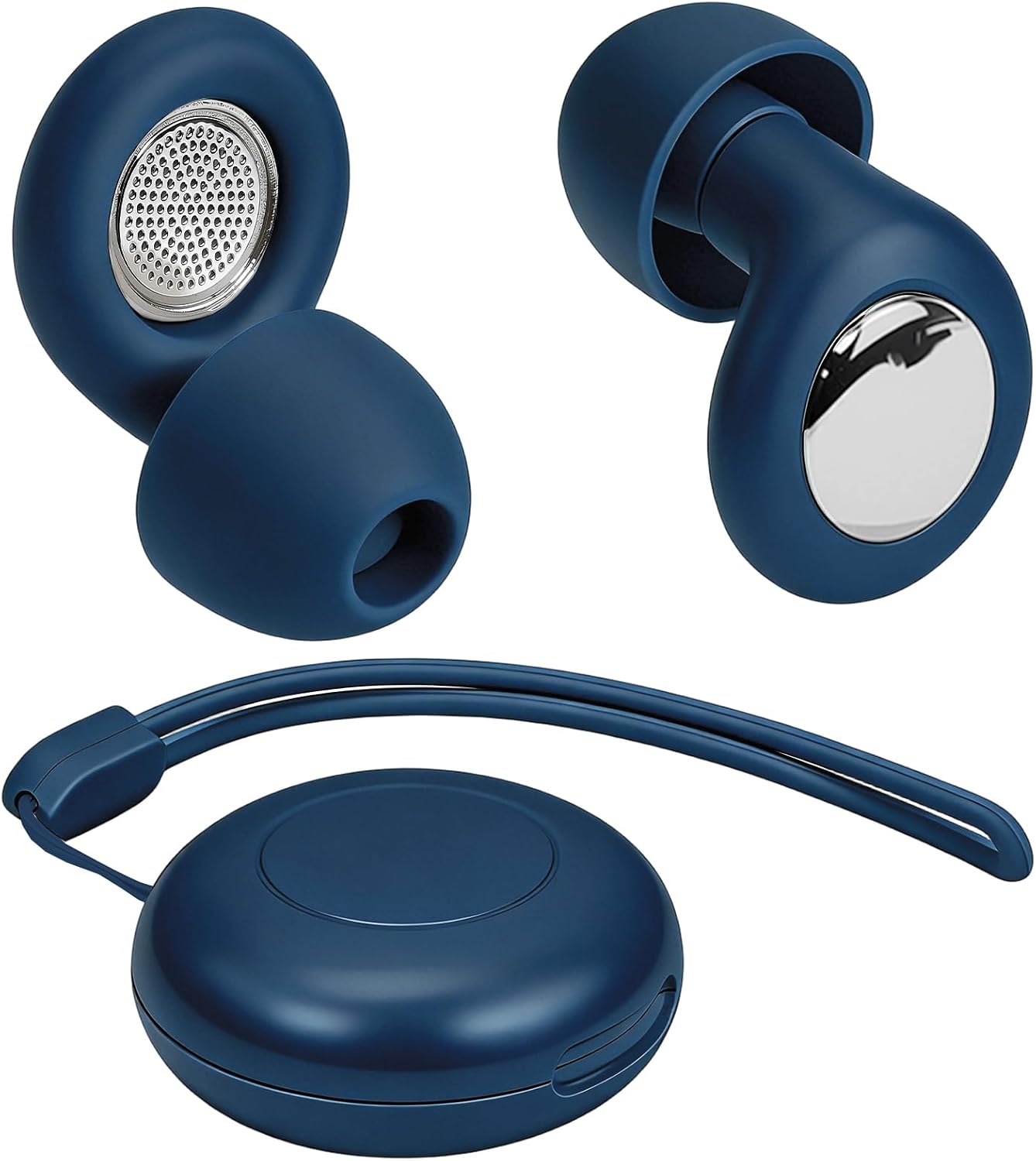 Noise-Proof Silicone Sleep earplugs: Reusable for Washing, Super Soft and Comfortable fit, Suitable for Sleep, Study, Travel, Work and Business Trips. Comes with 4 Pairs of earplug Tips (Black)