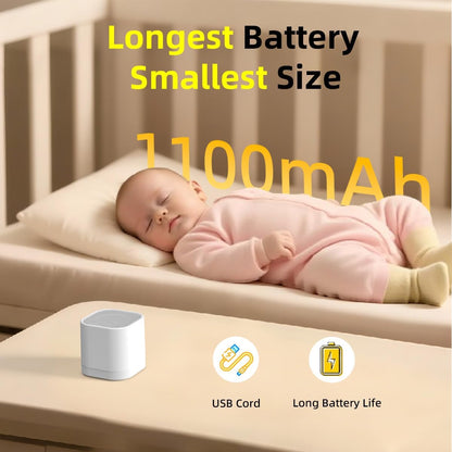 SleeZOO Portable Sound Machine for Sleep Mini White Noise Machine for Baby Kids Adults with 30 Soothing Sounds 4 Timers 32 Volume Levels Memory Function Sleep Machine for Travel Camping Home Office
