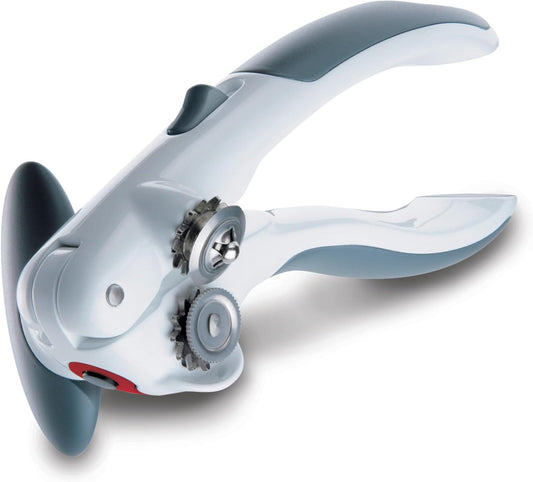 Zyliss Lock N' Lift Can Opener - Can Opener with Lid Lifter Magnet - Manual Can Opener with Locking Mechanism - Safe and Easy-to-Turn - Stainless Steel – Green