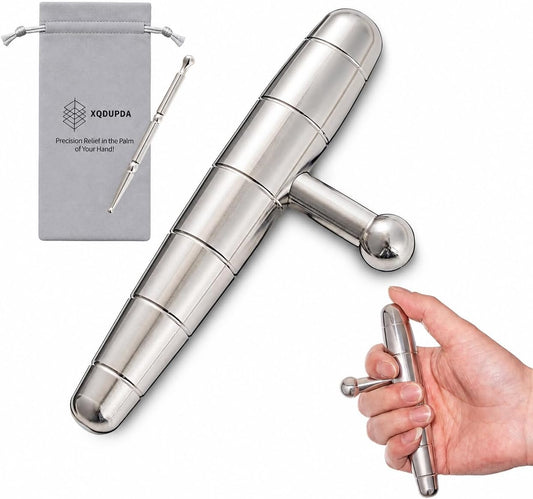 2-in-1 Trigger Point Massage Set, T-Bar Deep Tissue Massage Tool