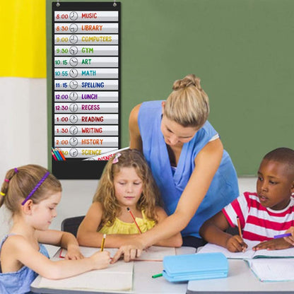 Large Visual Schedule for Kids Chore Reward Chart,Bedtime Routine Chart for Toddlers,Double Side Weekly Planner Board With 109 Cards for Home School Planner,Autism Learning Materials.
