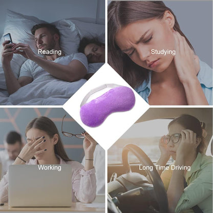 Umisleep Lavender Eye Mask, Weighted Heated Sleep Mask for Men Women, Grey