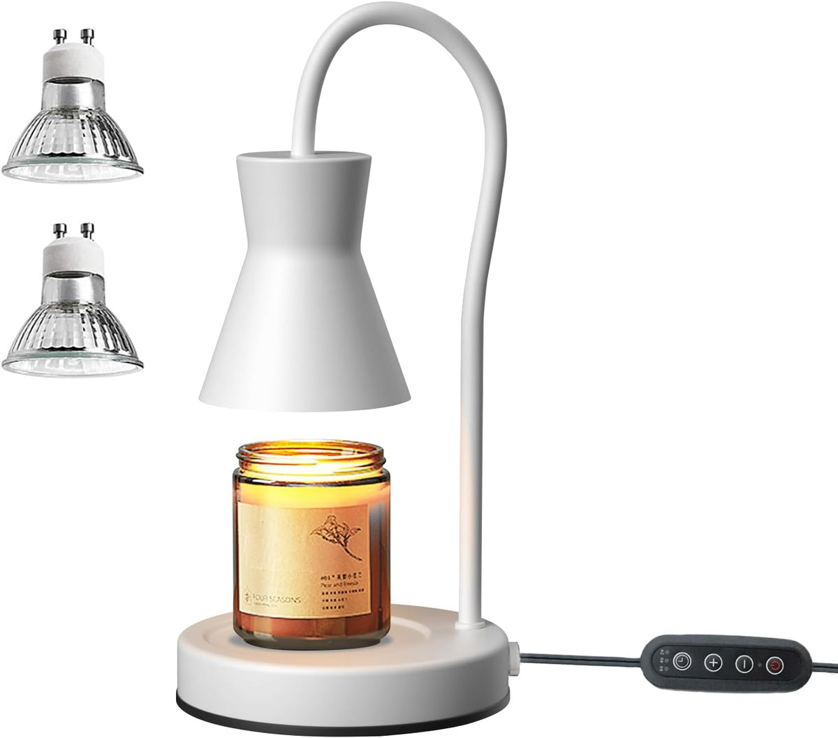 LALISU Candle Warmer Lamp with Timer Electric Candles Light Birthday Gifts