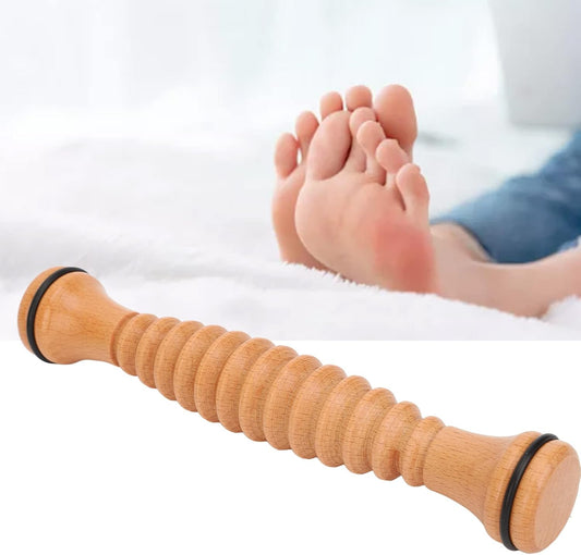 Body Massage Wooden Roller, Manual Wooden Fascia Massage Roller, Wooden Stick Traditional Thai Massage Stick Wood Tools Relax Feet Promote Stress Relief And Muscle Relaxation
