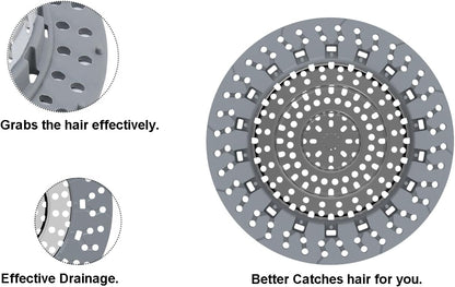 XAJOON Bathtub Drain Hair Catcher，Bathtub Protector Suitable for Bathroom Bathtub, Pop-Up Drains. (Patented Product)