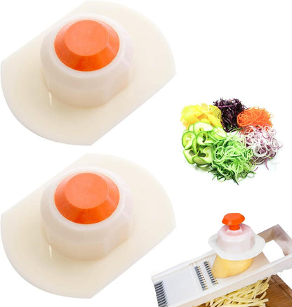 2Pcs Finger Guards for Cutting Food Anti Cut Onion Slicer Holder with Non Slip Grip for Vegetable Slicer Grater Cutting