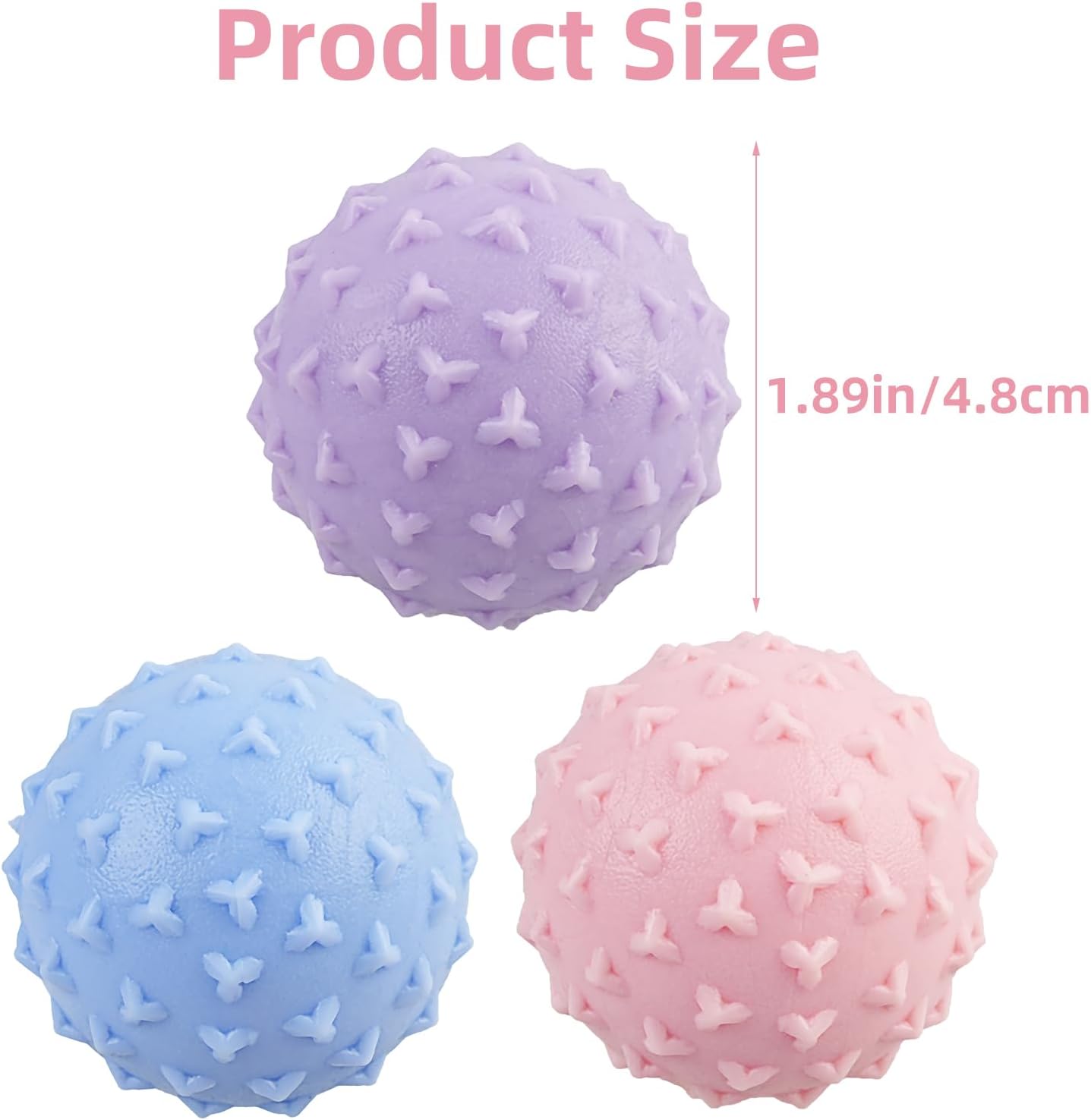 WOVTE Massage Lacrosse Ball Therapy for Sore Muscles Myofascial Release | Shoulders, Neck, Back, Foot, Body, Deep Tissue, Trigger Point, Muscle Knots, Yoga