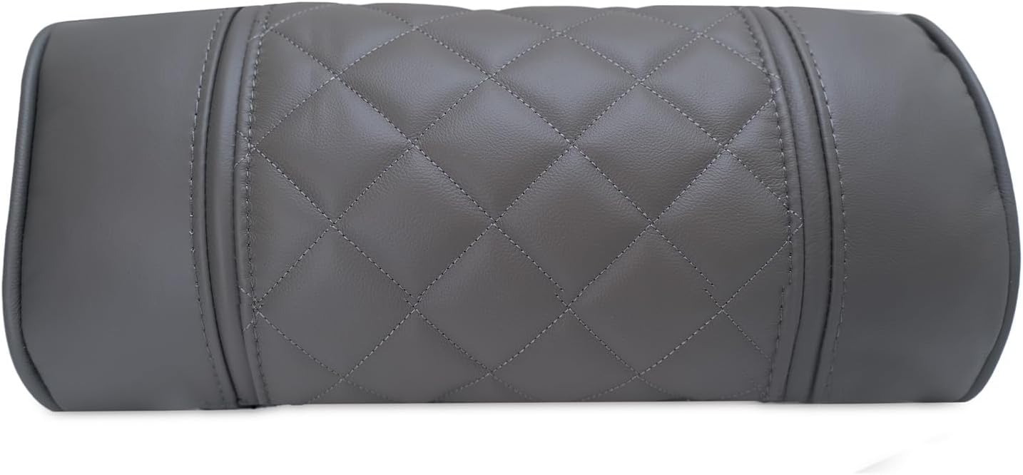 Octane Seating Pillow for Recliner Chairs | Diamond Stitching | Brown Italian Leather