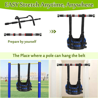 Back Stretcher, Lumbar Traction Device, Spine Decompression Belt for Pain Relief, Spinal Back Stretcher Belt, Thoracic Spinal Decompression Harness, Portable Stretching Device (Medium)